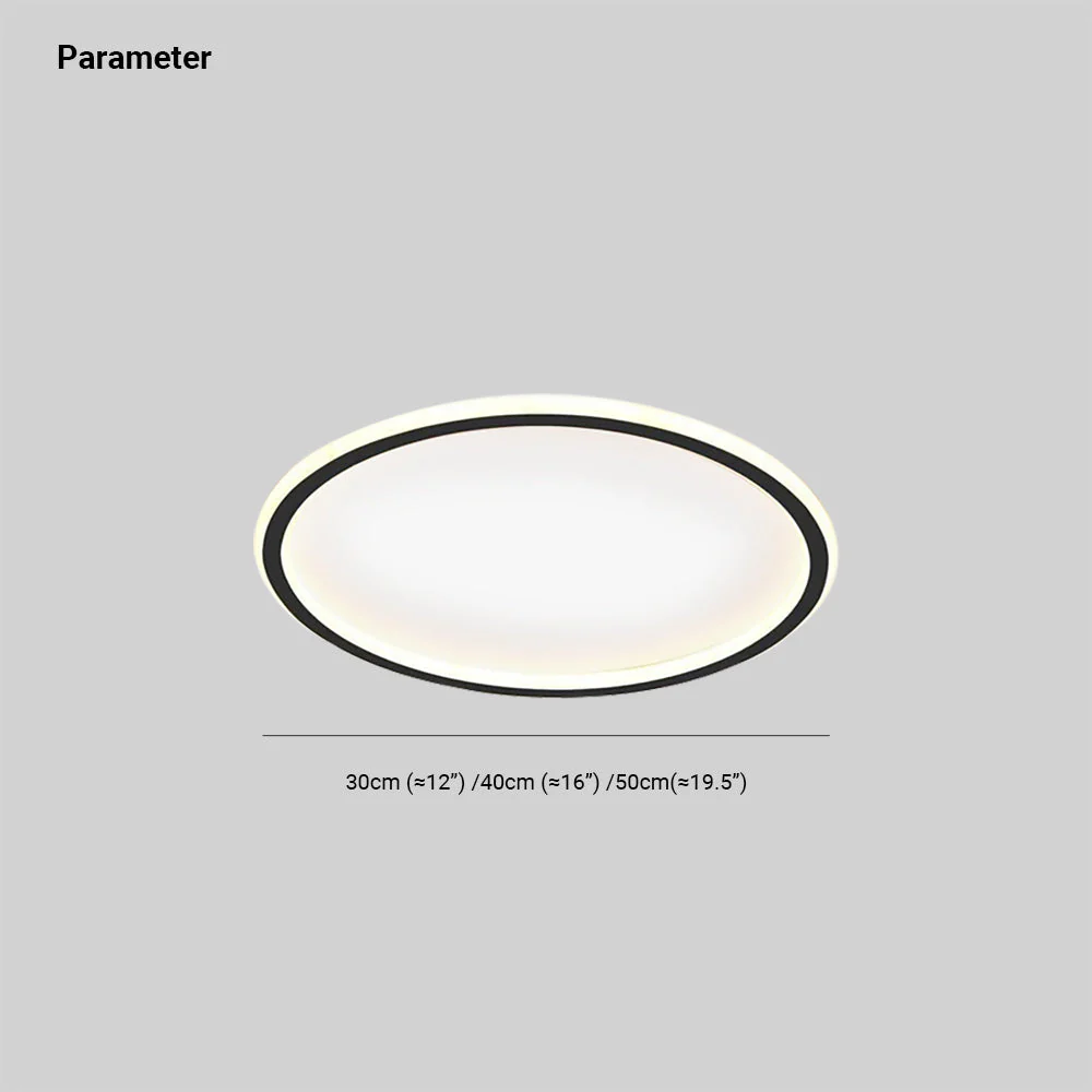 Quasso Flush Mount Ceiling Light Modern LED Round - Image 7