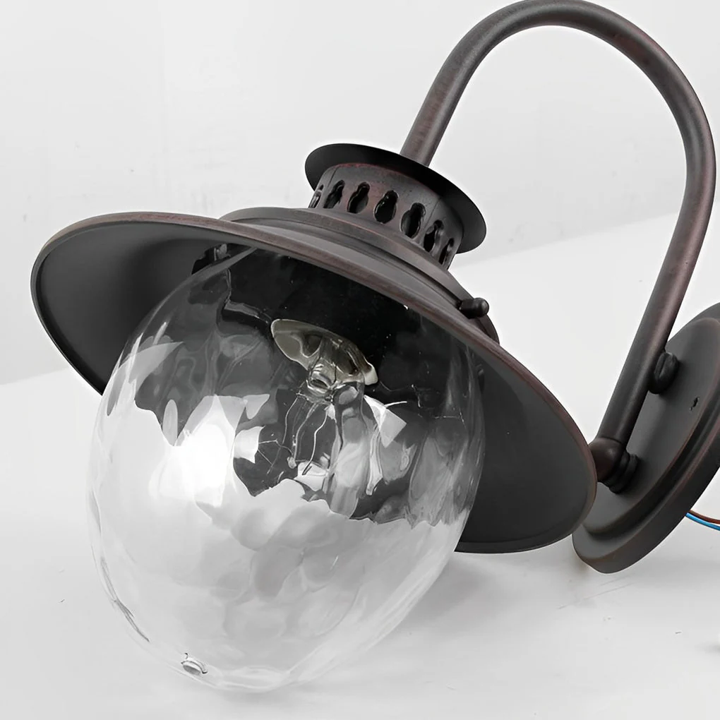 Quenby Creative LED Modern Glass Outdoor Wall Lamp - Image 6