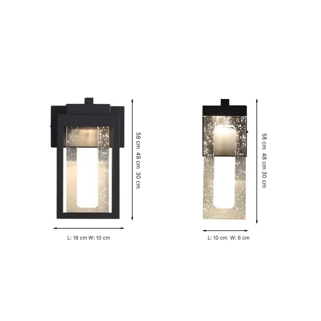 Quicy Classic Ideas Crystal Outdoor Wall Light - Image 13