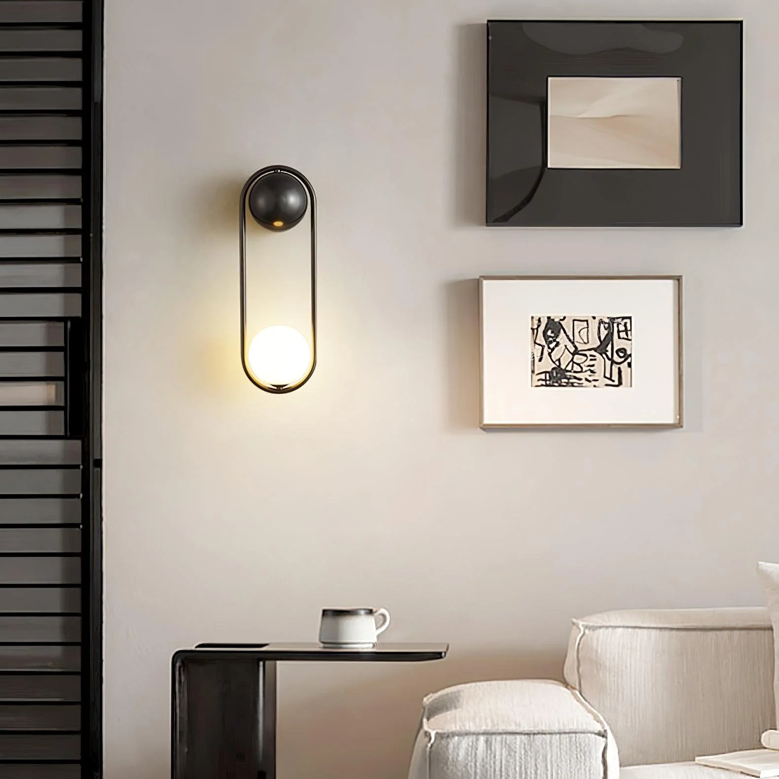 Radiain Brass Minimalist Wall Lamp - Image 46