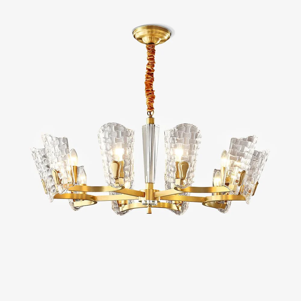 Radiant Luxury Brass Chandelier