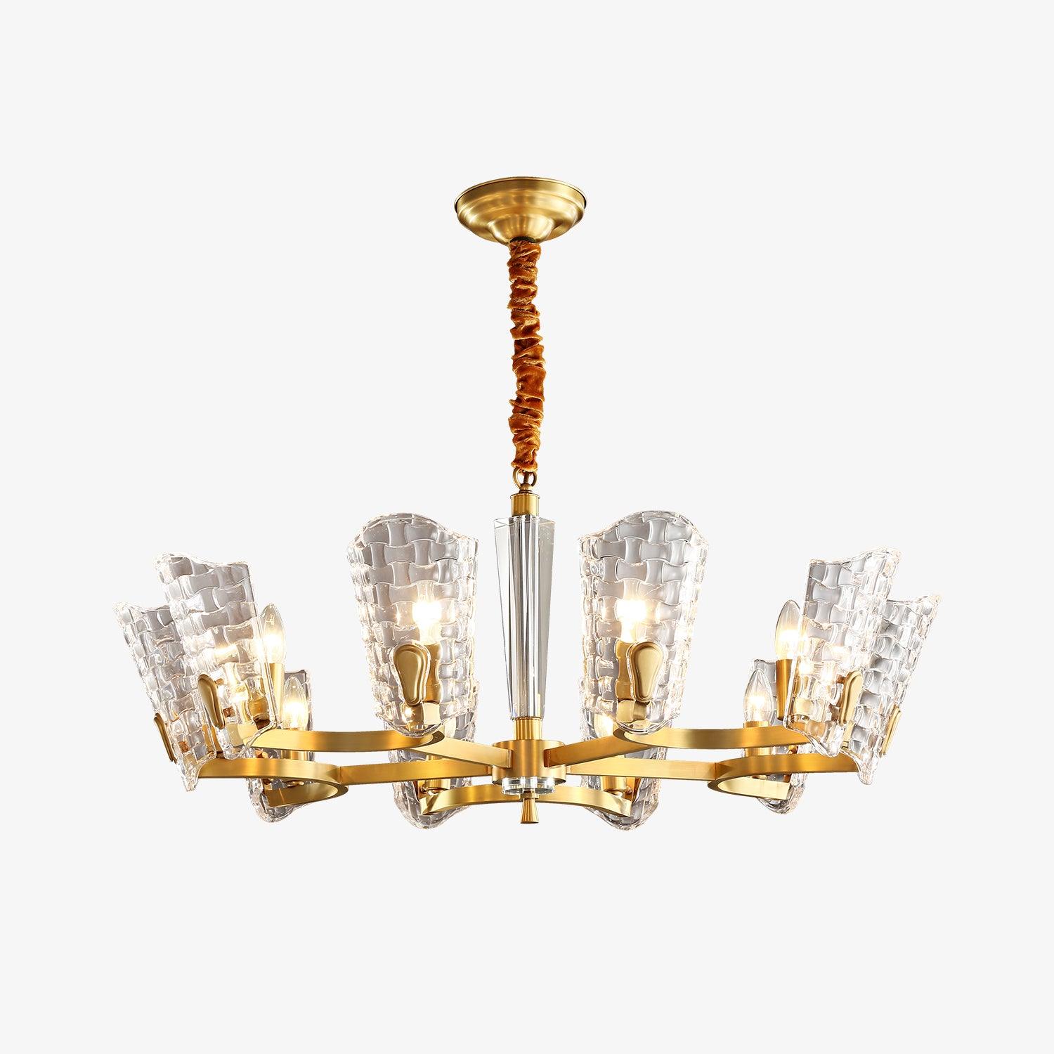 Radiant Luxury Brass Chandelier - Image 12