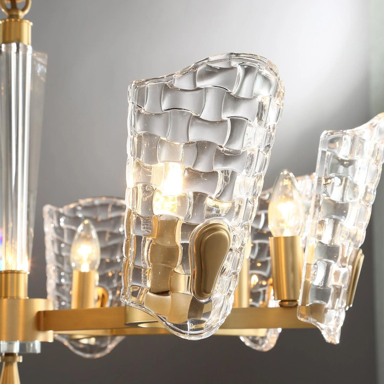 Radiant Luxury Brass Chandelier - Image 15