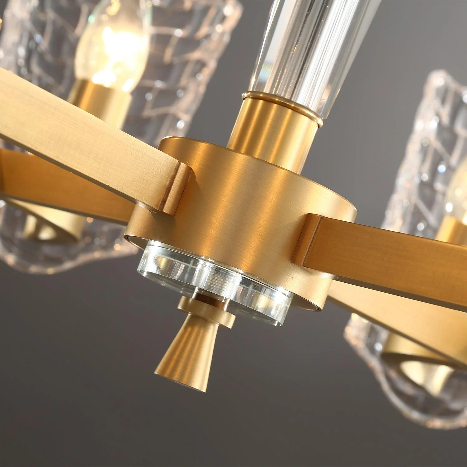 Radiant Luxury Brass Chandelier - Image 16