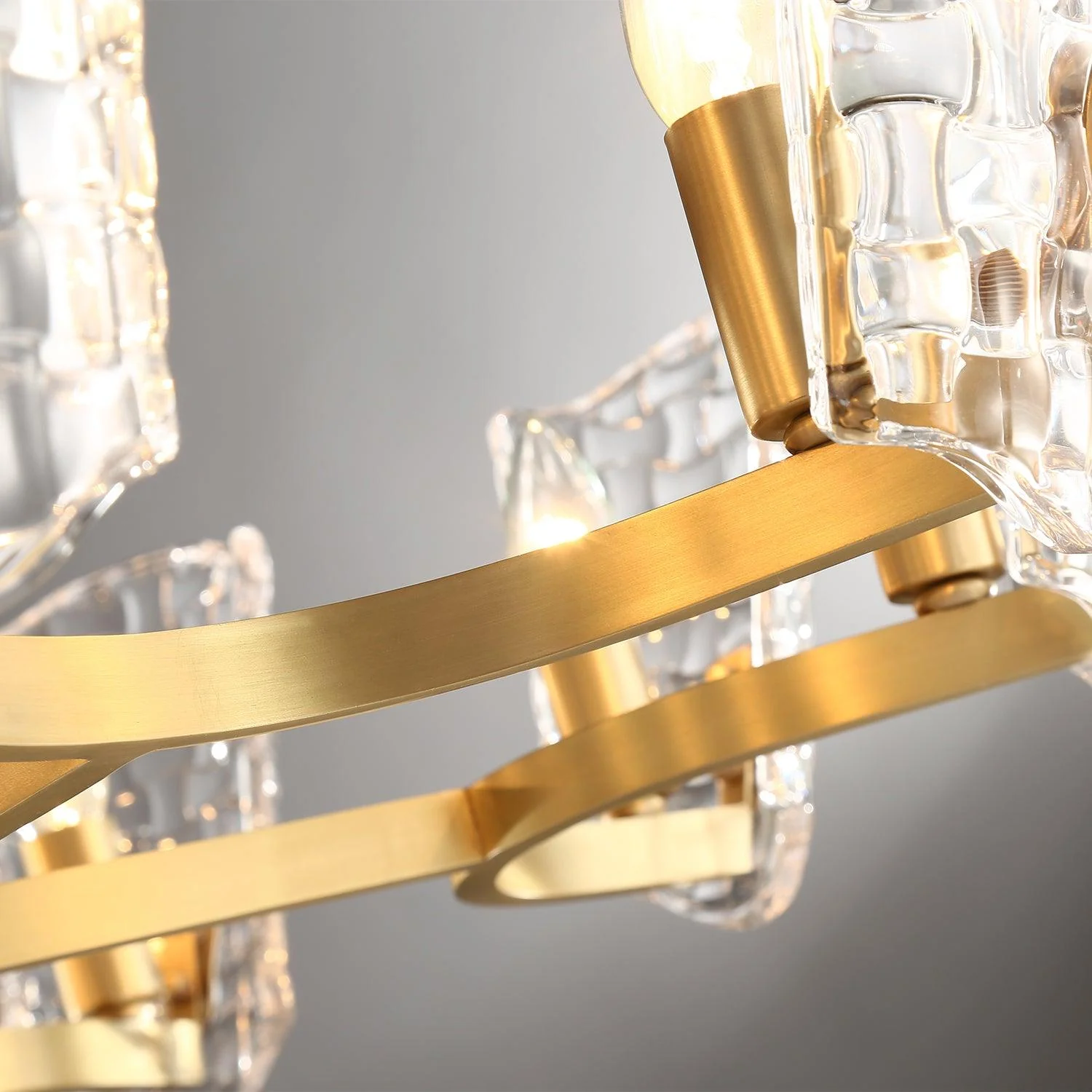 Radiant Luxury Brass Chandelier - Image 17