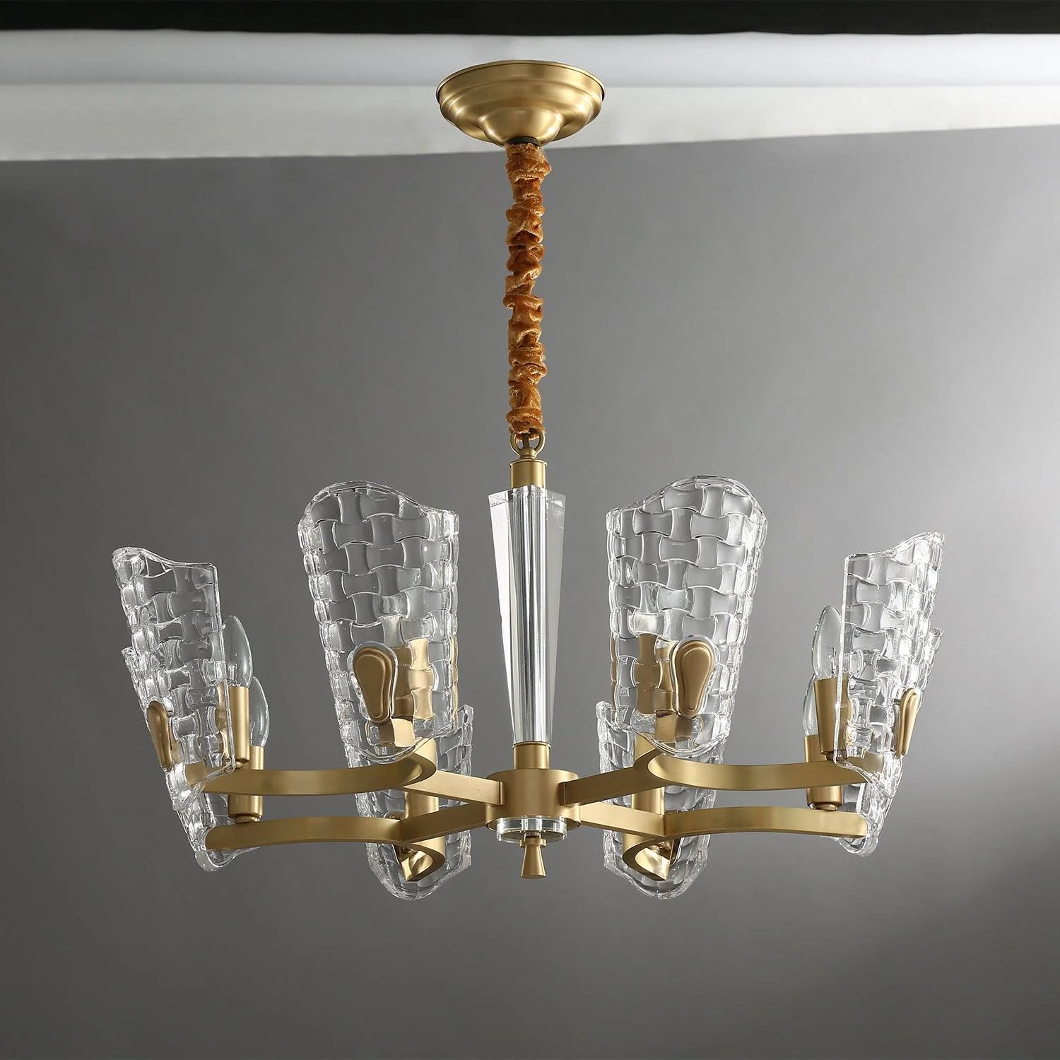Radiant Luxury Brass Chandelier - Image 18