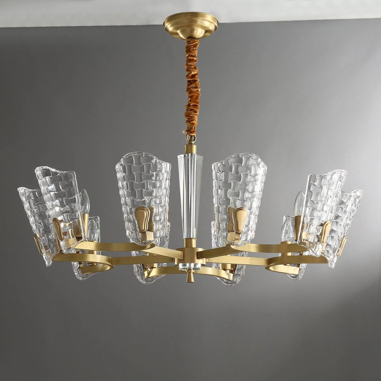 Radiant Luxury Brass Chandelier - Image 20