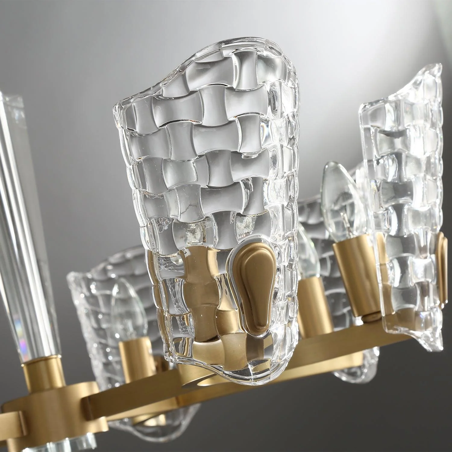 Radiant Luxury Brass Chandelier - Image 5