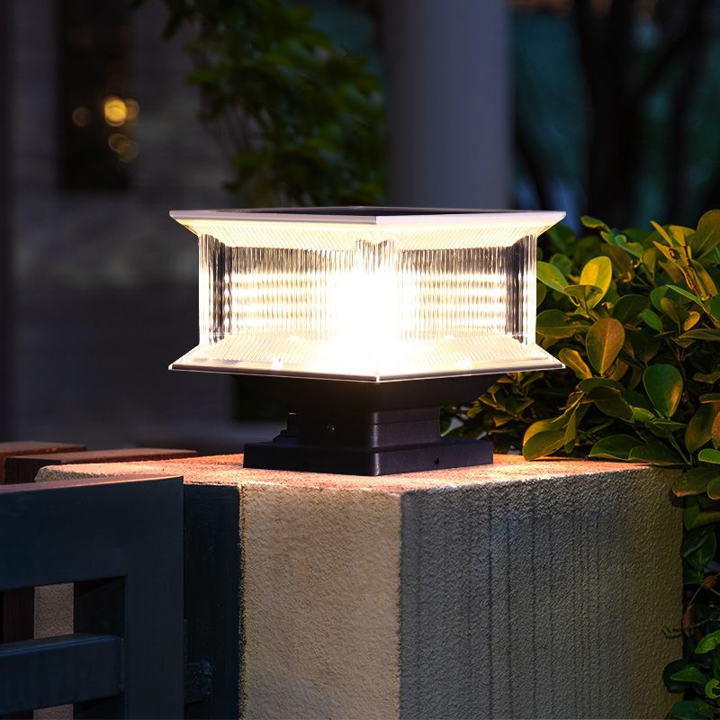 Ray Contemporary Outdoor Pillar Light - Image 2