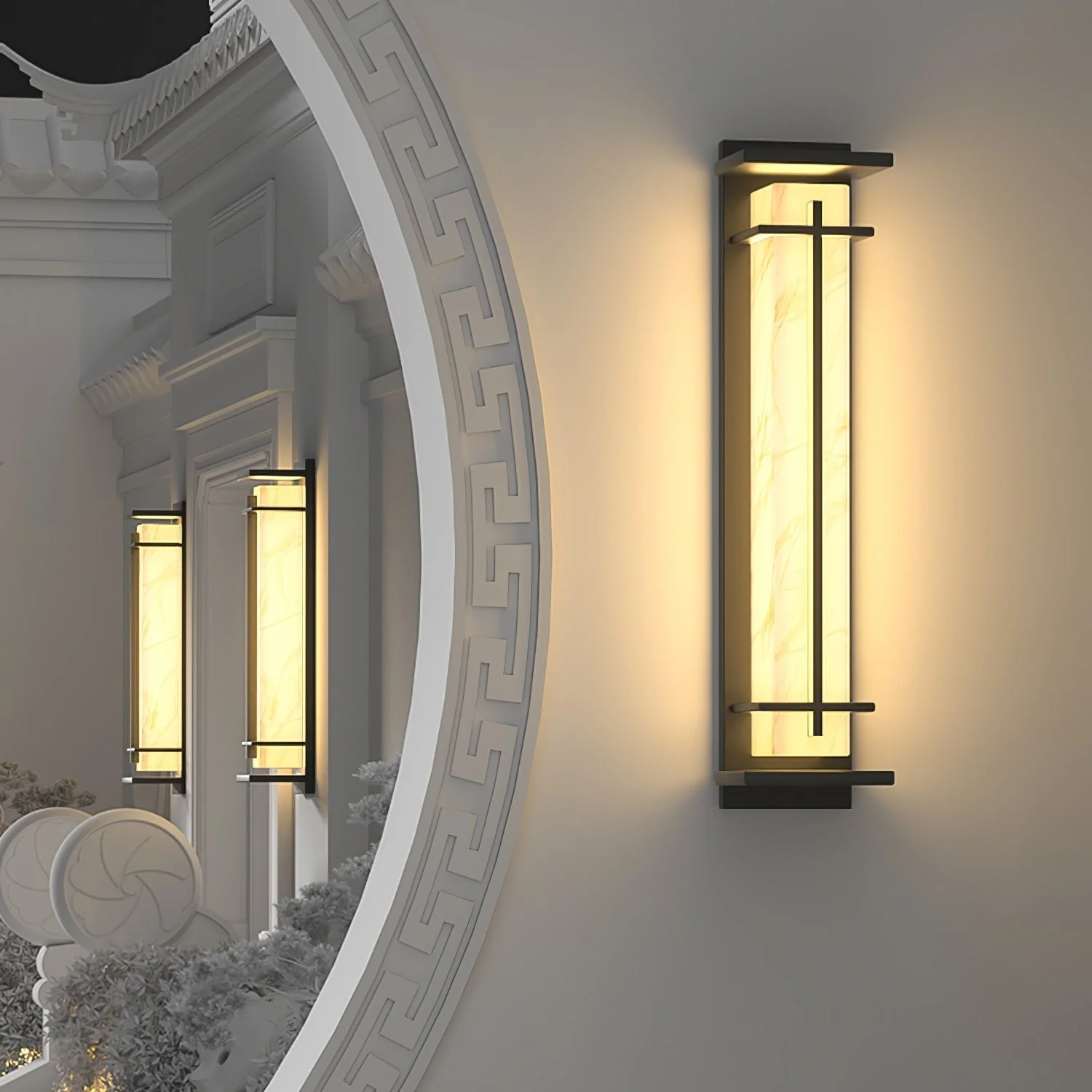 Ray Contemporary Stainless Steel Wall Light - Image 20