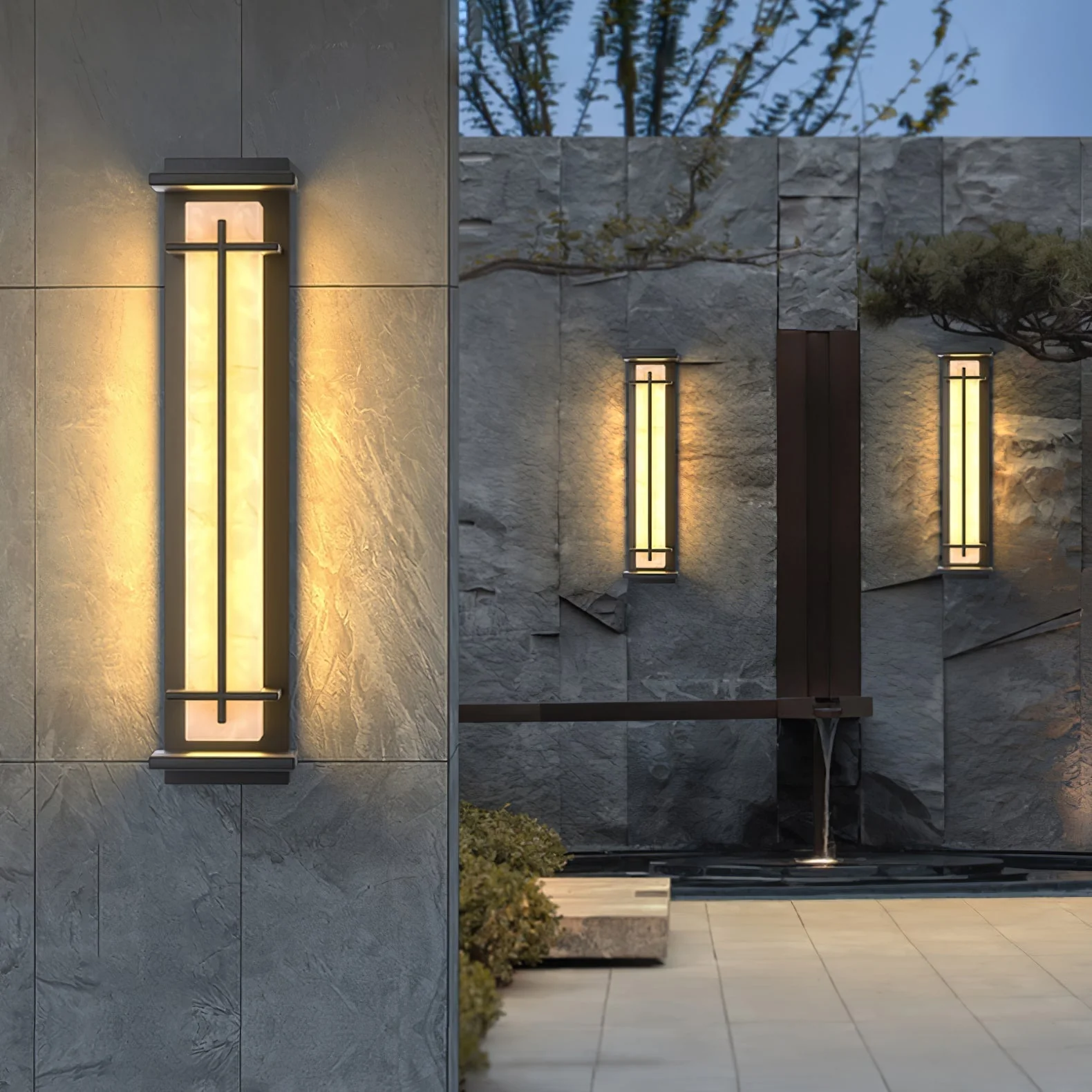 Ray Contemporary Stainless Steel Wall Light - Image 28