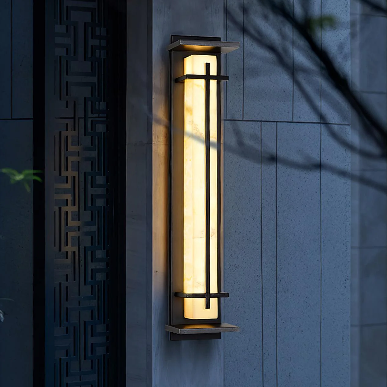 Ray Contemporary Stainless Steel Wall Light - Image 4