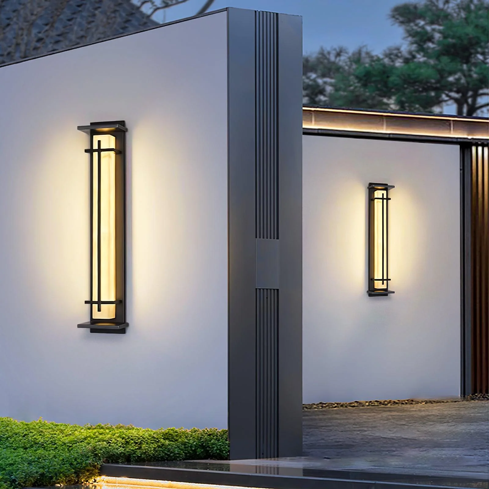 Ray Contemporary Stainless Steel Wall Light - Image 40