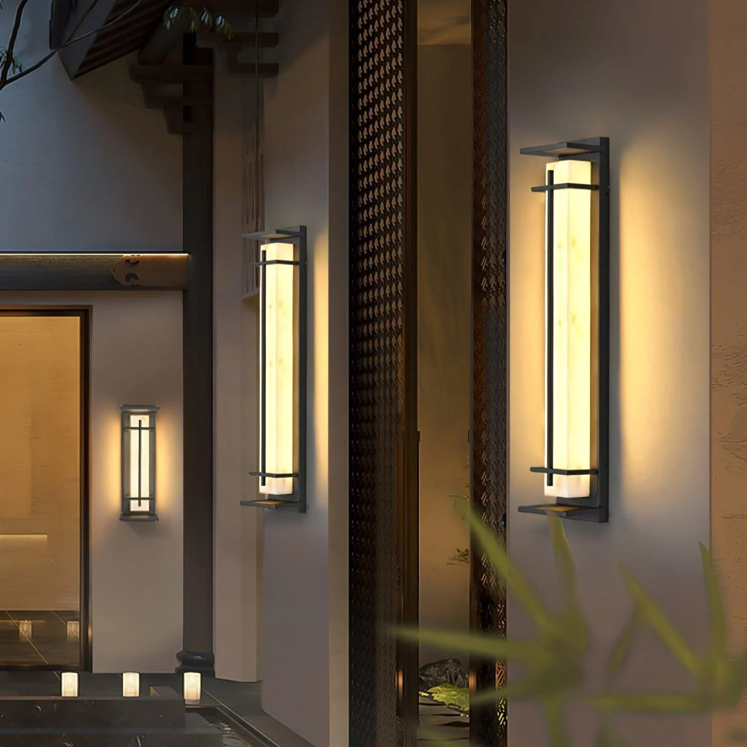 Ray Contemporary Stainless Steel Wall Light - Image 52