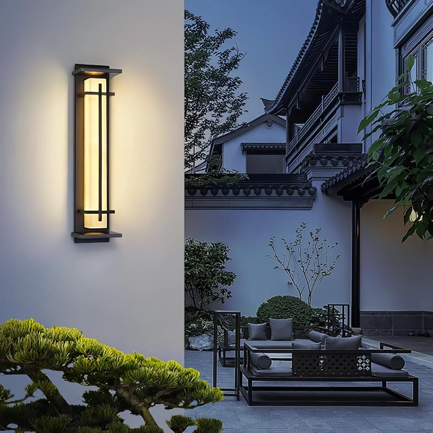 Ray Contemporary Stainless Steel Wall Light - Image 6