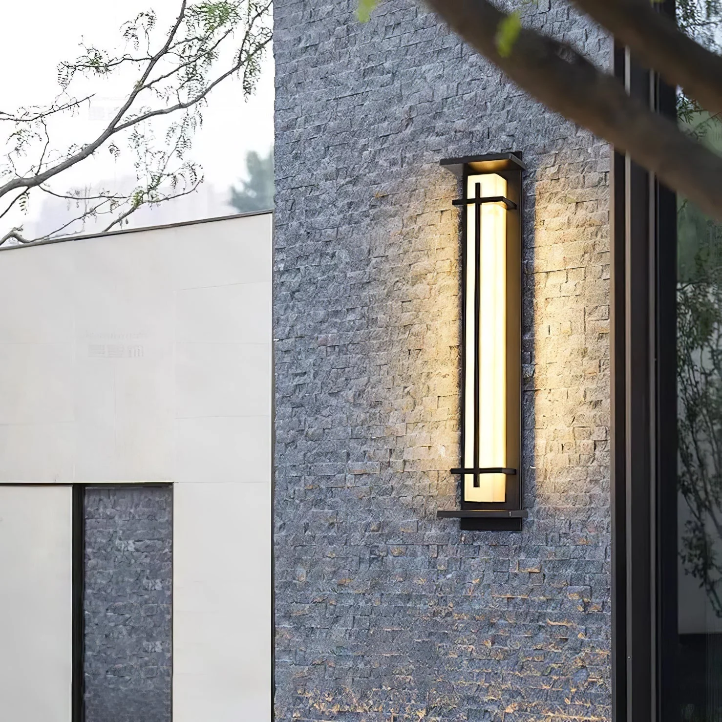 Ray Contemporary Stainless Steel Wall Light - Image 8