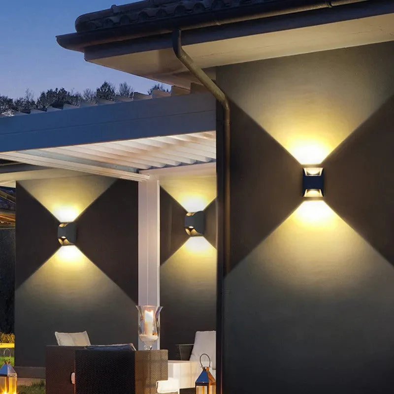 Ray Minimalist Outdoor Wall Lamp - Image 5