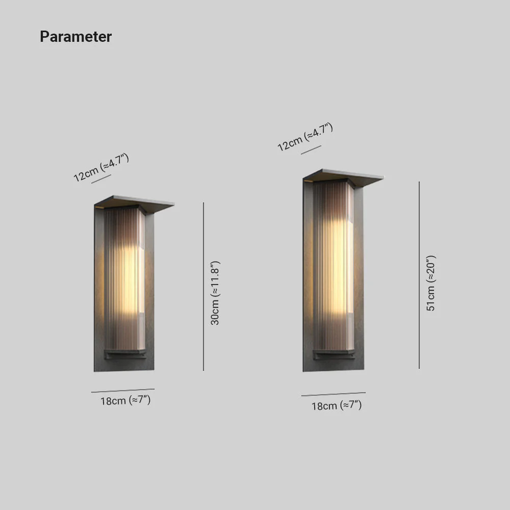 Ray Modern Outdoor Wall Lamp - Image 6