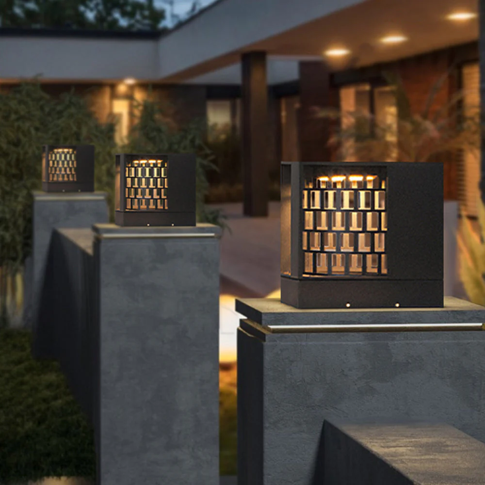 Ray Modern Outdoor Pillar Light - Image 3