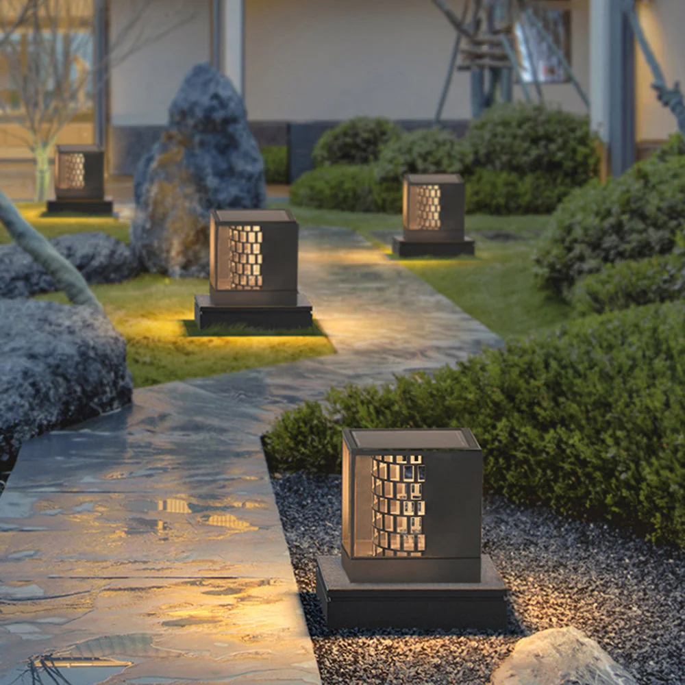Ray Modern Outdoor Pillar Light - Image 4