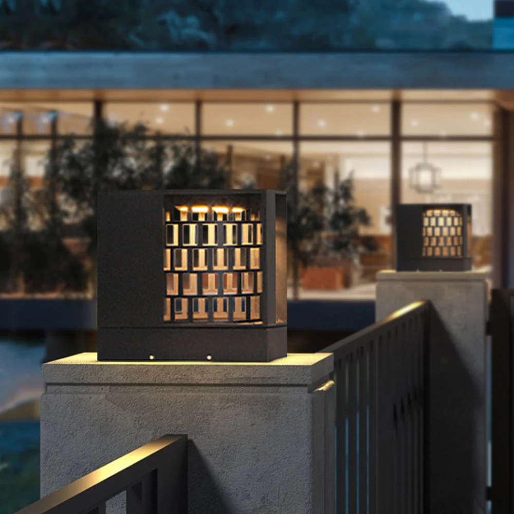 Ray Modern Outdoor Pillar Light - Image 5