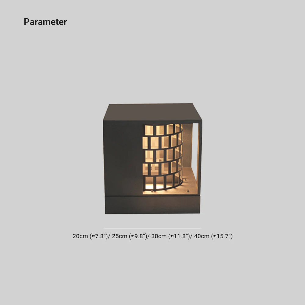 Ray Modern Outdoor Pillar Light - Image 6