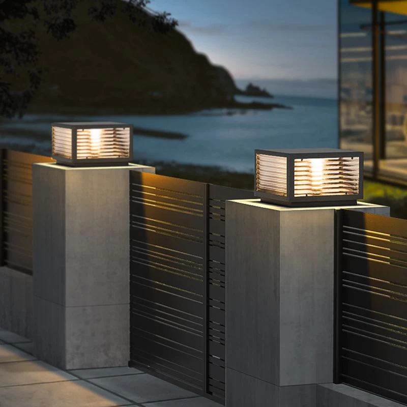 Ray Modern LED Outdoor Pillar Light - Image 3