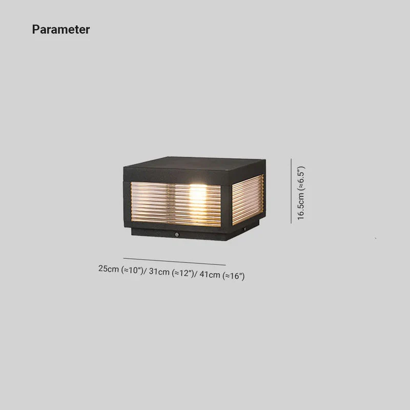 Ray Modern LED Outdoor Pillar Light - Image 5