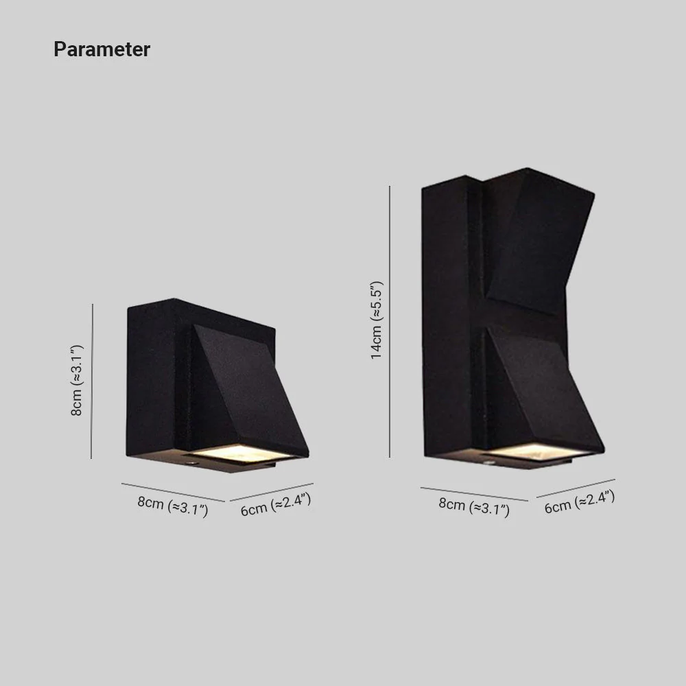 Ray Modern LED Outdoor Wall Lamp - Image 5