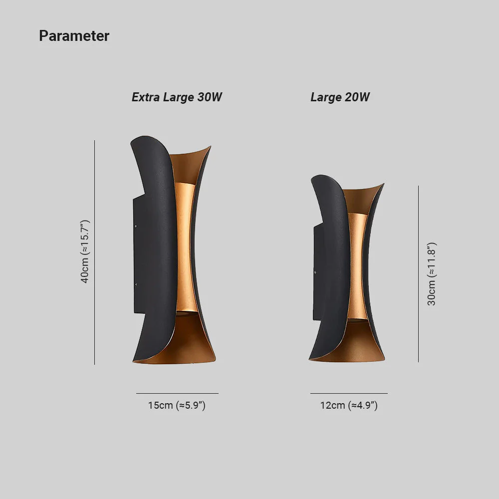 Ray Modern LED Outdoor Wall Light - Image 15