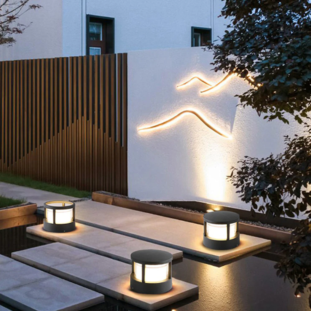 Ray Modern Outdoor Bollard Light - Image 10