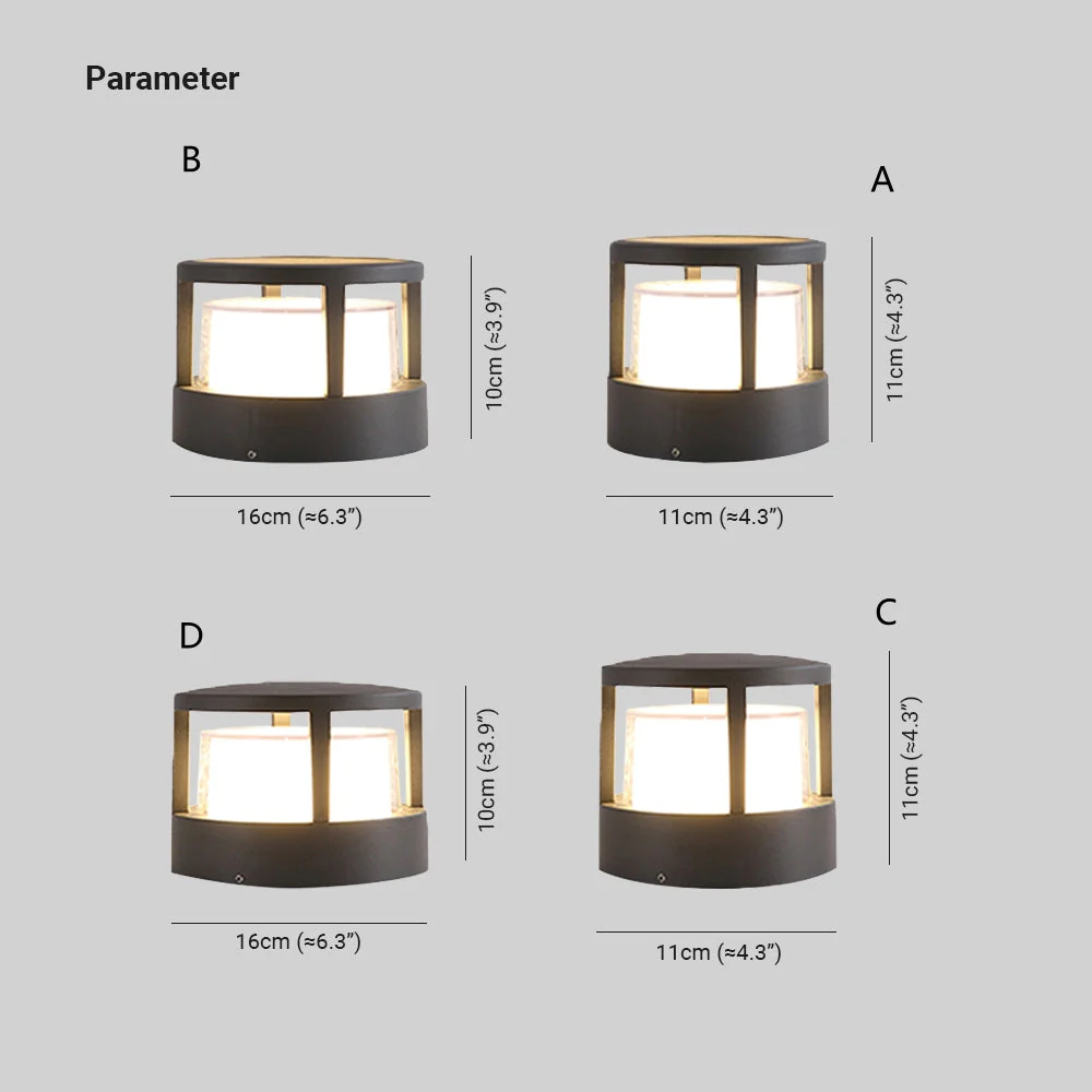 Ray Modern Outdoor Bollard Light - Image 11