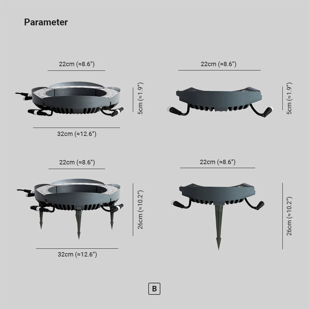Ray Modern Outdoor Ground Light - Image 11