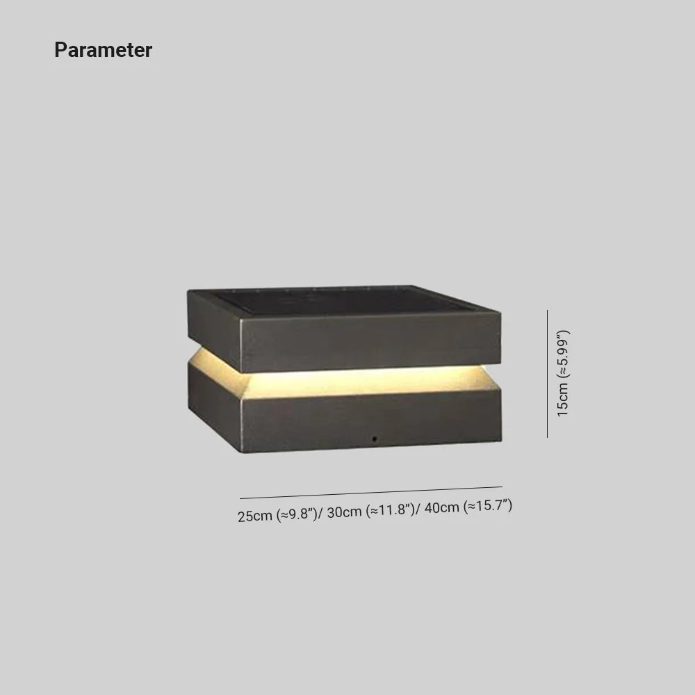 Ray Modern Outdoor Pillar Light - Image 8