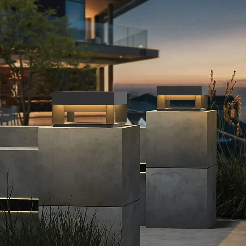Ray Modern Outdoor Pillar Light - Image 13