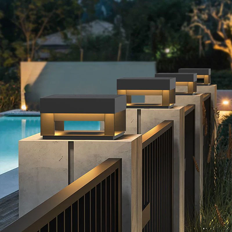 Ray Modern Outdoor Pillar Light - Image 8