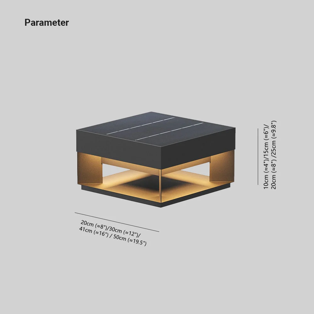 Ray Modern Outdoor Pillar Light - Image 9