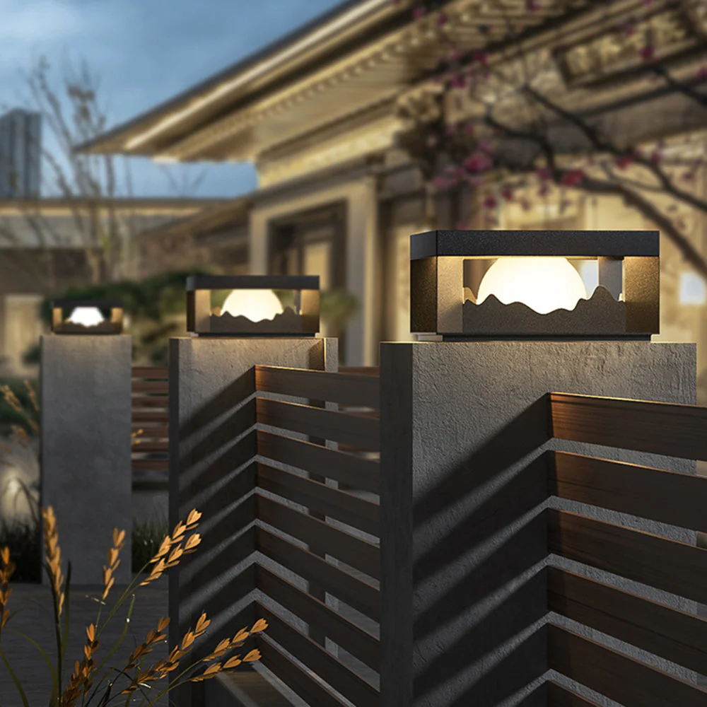 Ray Modern Outdoor Pillar Light - Image 6