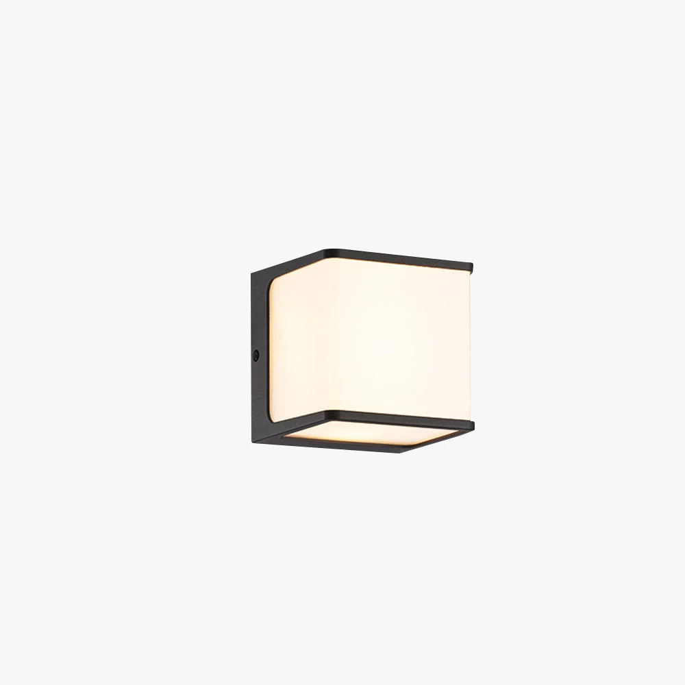 Ray Modern Minimalist Solar Outdoor Wall Lamp