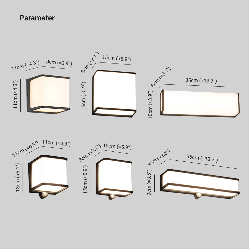 Ray Modern Minimalist Solar Outdoor Wall Lamp - Image 4
