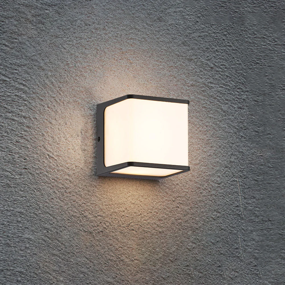 Ray Modern Minimalist Solar Outdoor Wall Lamp - Image 7