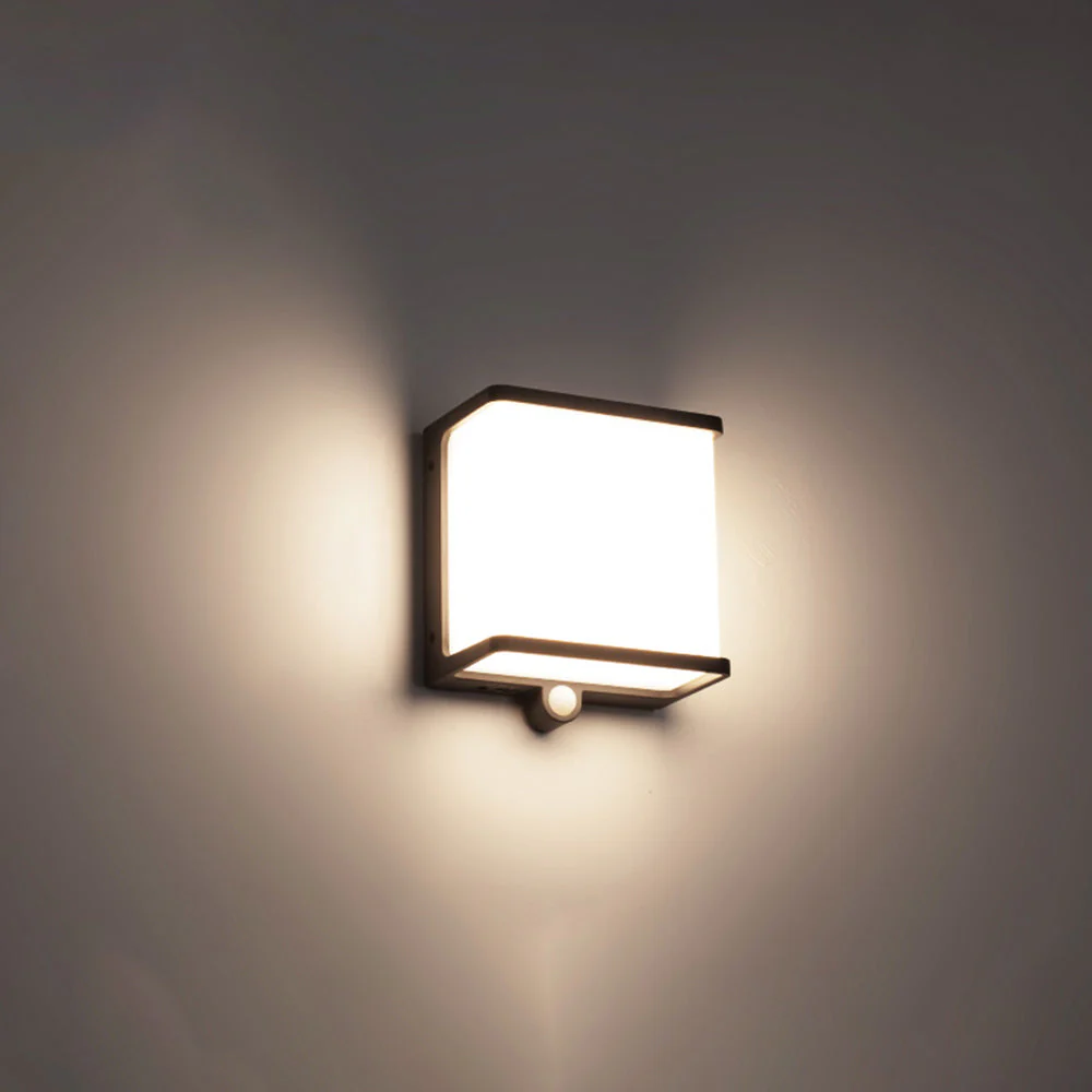Ray Modern Minimalist Solar Outdoor Wall Lamp - Image 9