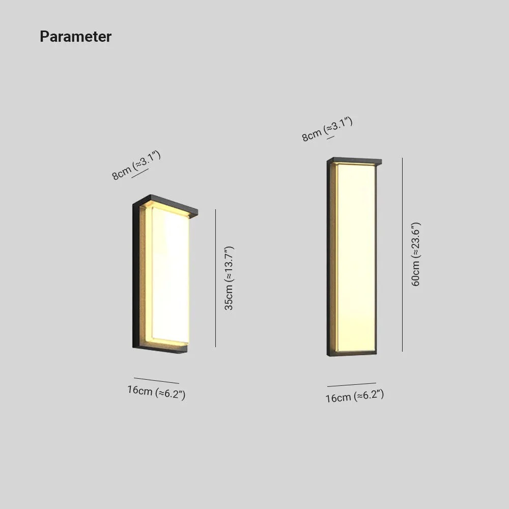 Ray Modern Minimalist Outdoor Wall Lamp - Image 10