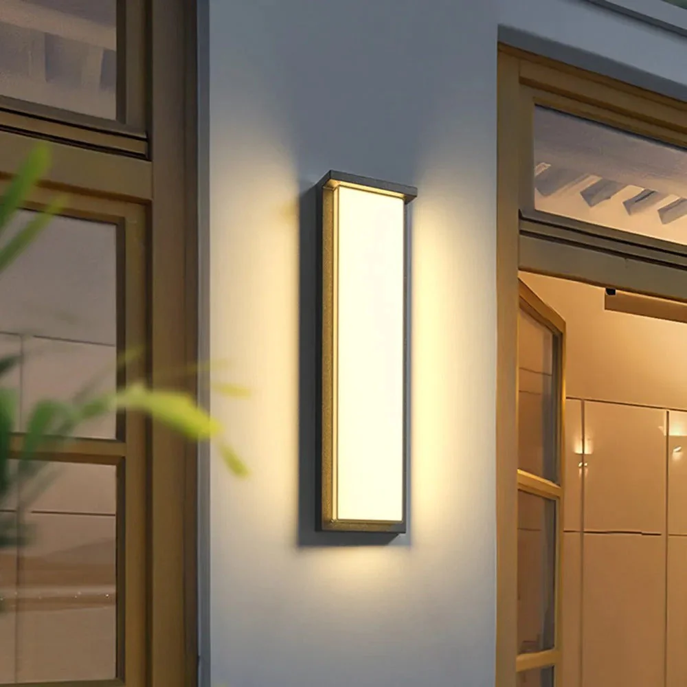 Ray Modern Minimalist Outdoor Wall Lamp - Image 11
