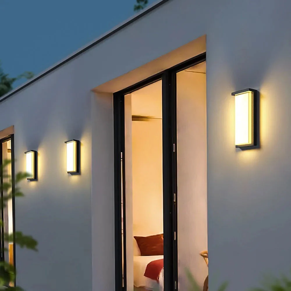 Ray Modern Minimalist Outdoor Wall Lamp - Image 12