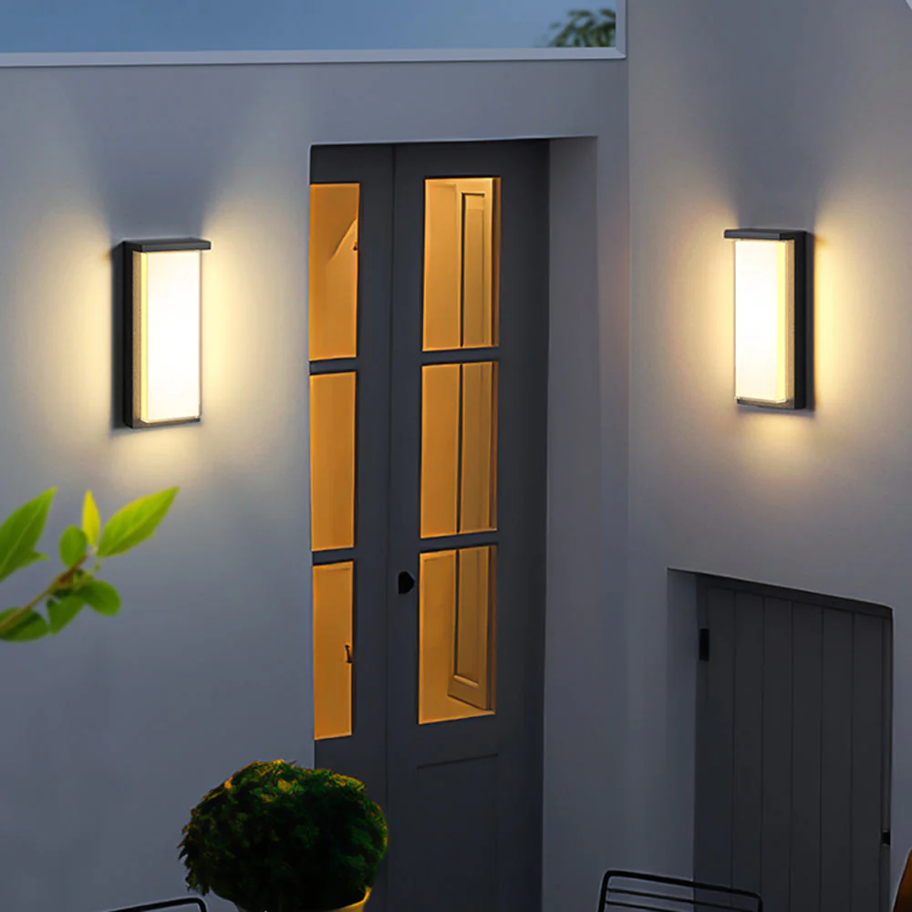 Ray Modern Minimalist Outdoor Wall Lamp - Image 7