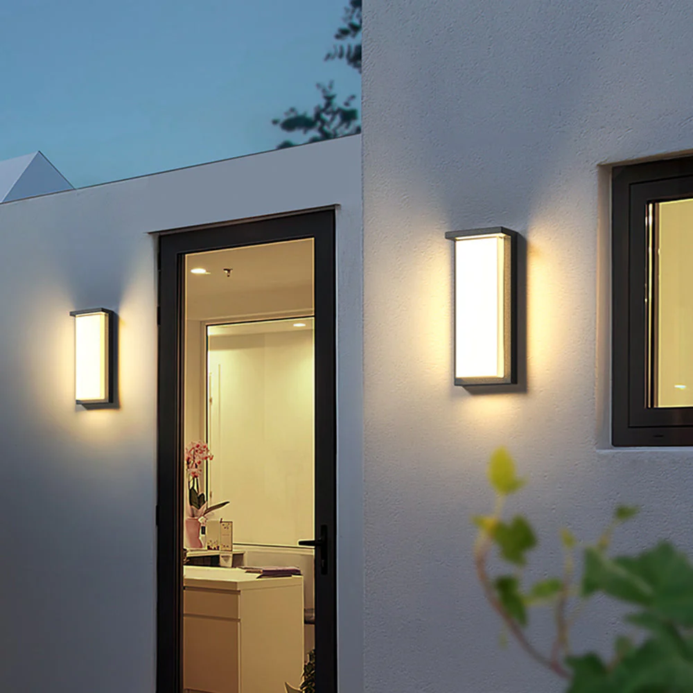 Ray Modern Minimalist Outdoor Wall Lamp - Image 8