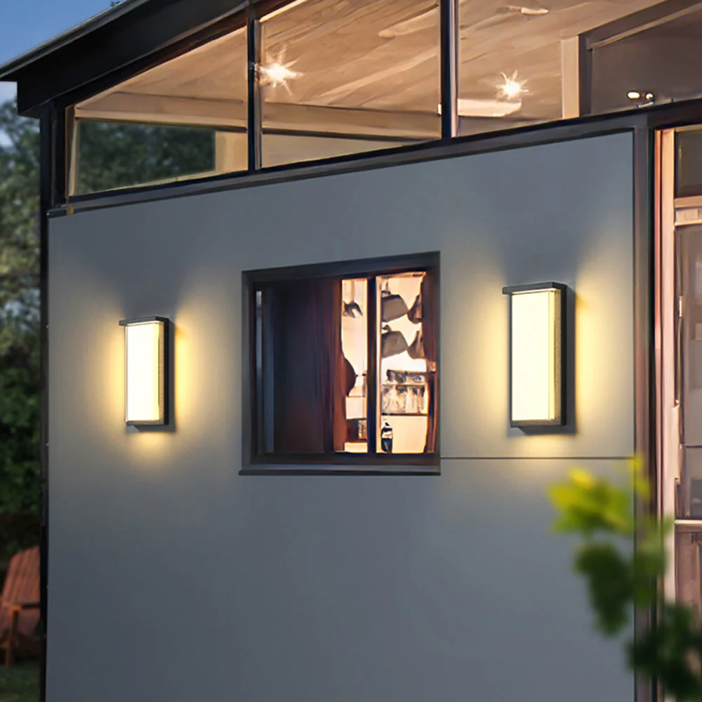 Ray Modern Minimalist Outdoor Wall Lamp - Image 9
