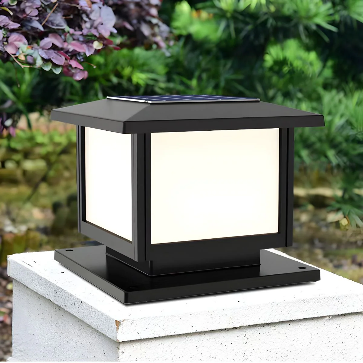 Ray Pavilion-style Square Solar Outdoor Light - Image 7