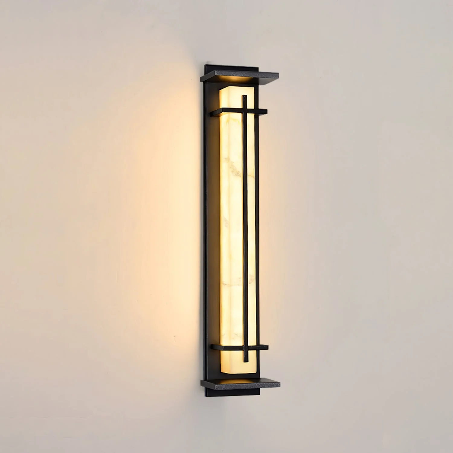 Square Outdoor Wall Light  Imitation Alabaster Waterproof - Image 35